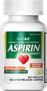 HealthA2Z® Aspirin 81 mg | Low Strength | Enteric Coated | Pain Relief | Reduces Minor Aches Muscle Pain & Cramps | Fever Reducer | Reduces Headache (365 Counts)