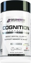 COGNITION 高効力脳向知性フォーカスサプリメント: 精神的明快さ、記憶、学習、ゲーム、および作業のための最高の向知性およびエネルギー粒子  アルファGPC、ダイナミン、カフェイン、Lテアニン、60カウント