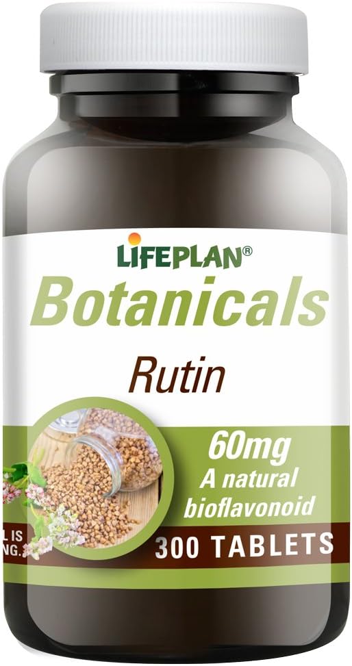 Lifeplan Rutin 60mg 300のタブレット