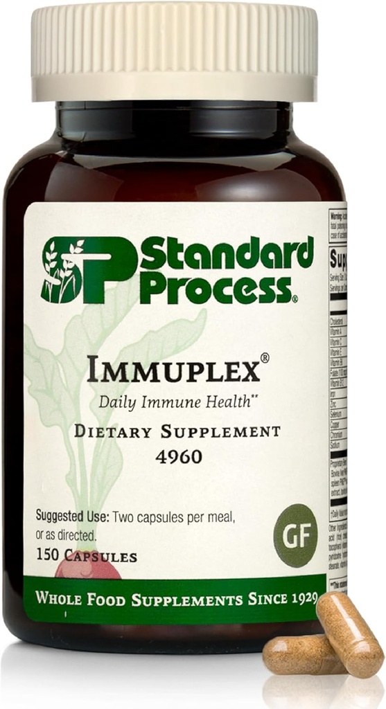 標準的なプロセスInc. Immuplex - Folate、鉄、ビタミンC及びビタミンAの毎日の免疫サポート補足-抗酸化成分のミネラル サプリメント- 150のカプセル