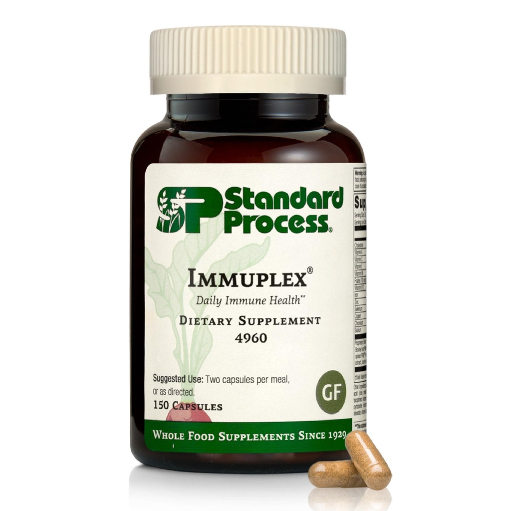 標準的なプロセスInc. Immuplex - Folate、鉄、ビタミンC及びビタミンAの毎日の免疫サポート補足-抗酸化成分のミネラル サプリメント- 150のカプセル