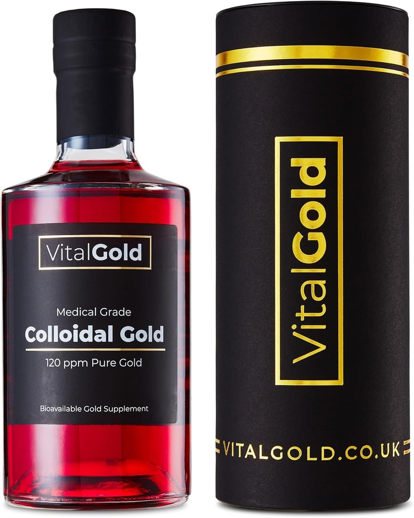 Colloidal Gold 120 PPM - 500ml - Ultra Strength Gold Supplement