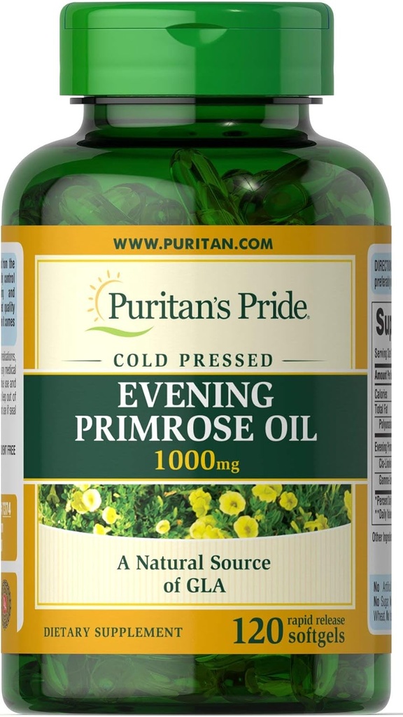 Puritans プライド イブニング Primrose オイル 1000 Mg と グラ, 120 カウント