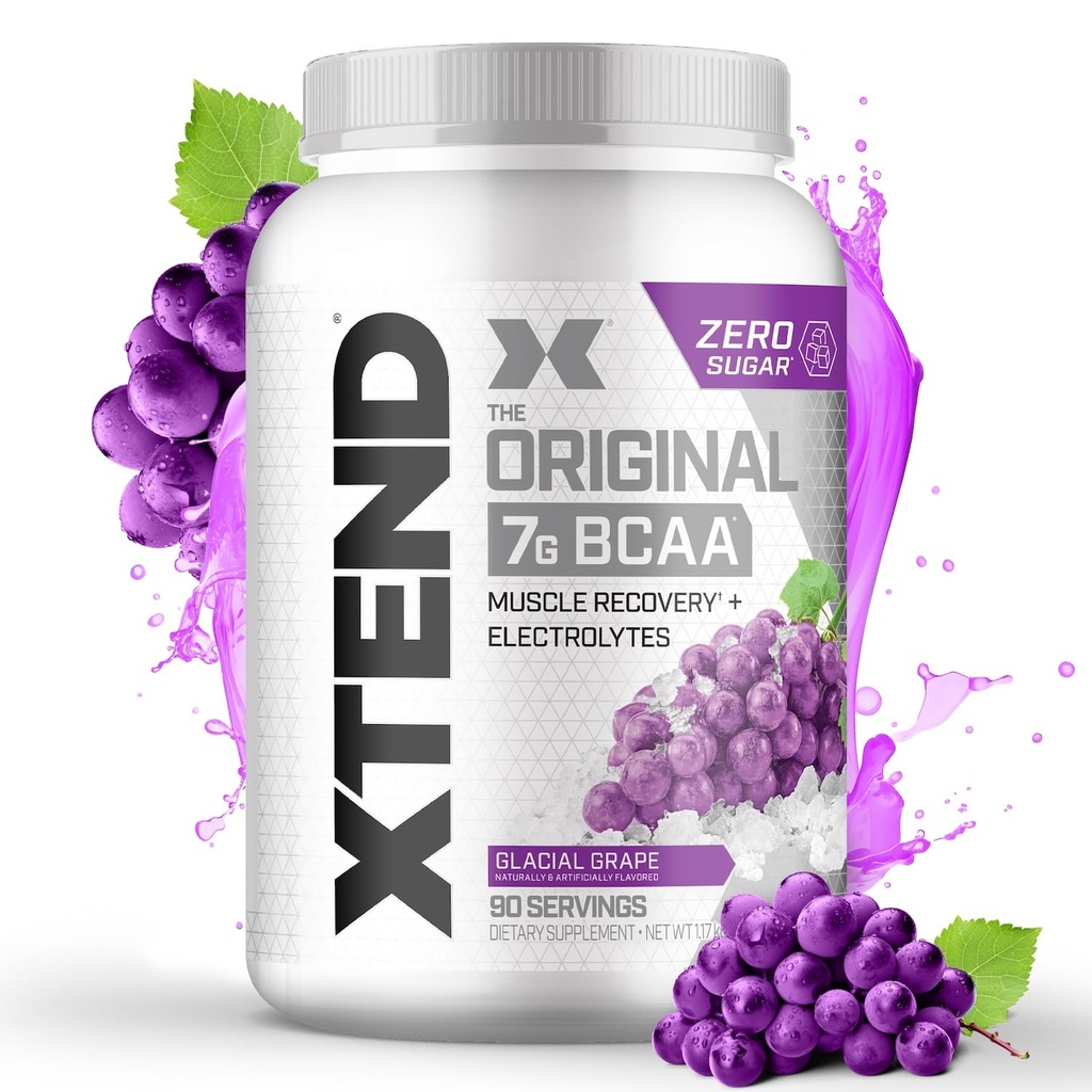Xtend 元の BCAA の粉 7g BCAA および 2.5g L グルタミン、砂糖は人及び女性のためのアミノ酸の自由なポストのワークアウト筋肉回復飲み物、90 のサービングを解放します