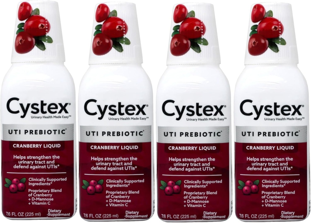 Cystex液体クランベリーコンプレックス、7.6 Fl Oz(パッケージ4)