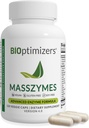 BIOptimizers MassZymes - グットヘルスのための完全な消化酵素サプリメント - 男性と女性のためのブロッキング救済 - Lipase Amylase Bromelain消化酵素(120カプセル)