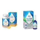 TheraTearsオメガ3サプリメント、1200mg、90カラット(1のパック)& SteriLid Eyelidクレンザーと洗顔、刺激された目のための、2 fl ozスプレー