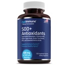 SODの酸化防止剤の複雑な健康な老化の補足-過酸化物dismutaseの400mg -アルファLipoicの酸-緑茶エキス- L-アルギニン-リジン-AKG -免疫サポート-120カプセルのためのビタミンAおよびE