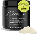 L11によるColostrumサプリメントは、Lactoferrinバイオチン亜鉛&ビタミンDで  ボーバインは、ピークアスレチックヘルス、腸の健康、筋肉と免疫サポートのためのパウダー  1500mgのColostrum - 風味の低い30のサービング
