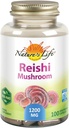 Nature's Life Reishimash 1200 mg | 健康免疫機能、エネルギーと気分のサポートサプリメント | 非GMO&ラボ 確認済み | 100 ベジタリアンカプセル