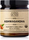 Anima Mundi Ashwagandhaパウダー - インドのGinseng Rootパウダーとして一般的に知られているオーガニックAshwagandha Rootパウダー - ハーブサプリメントを Calming - お茶、コーヒー、その他(4oz / 113g)に追加