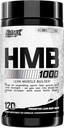 Nutrex Research HMB 1000 MG | 筋肉の回復を支えて下さい、骨格筋の損傷を減らして下さい、高められた強さは、筋肉損失を防いで下さい | 120のカプセル