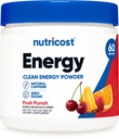 Nutricostエネルギーコンプレックス(Fruitパンチ)(60サービング) - クリーンエネルギーパウダー、300gサプリメント
