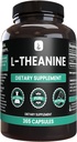 純粋な元の原料L-Theanine (365のカプセル)のアミノ酸、マグネシウムまたは米の注入口、実験室は確認しました