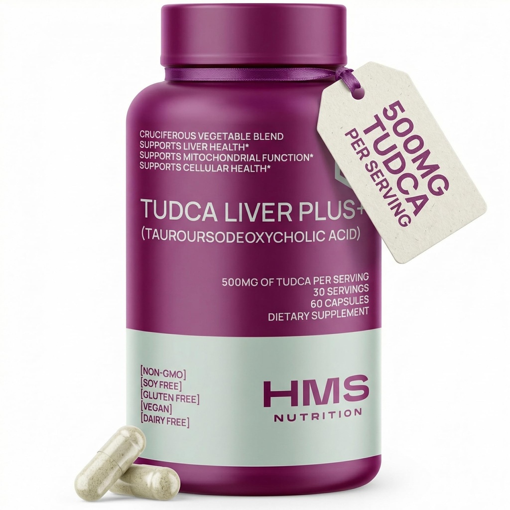 TUDCAのレバーPlus+のミルクのこの種のエキス、ビタミンB12、葉酸塩、Tudcaのベール ソルトの補足(Tauroursodeoxycholicの酸)、60のカプセル、1か月の供給が付いているレバーの清潔のためのレバー サポート補足