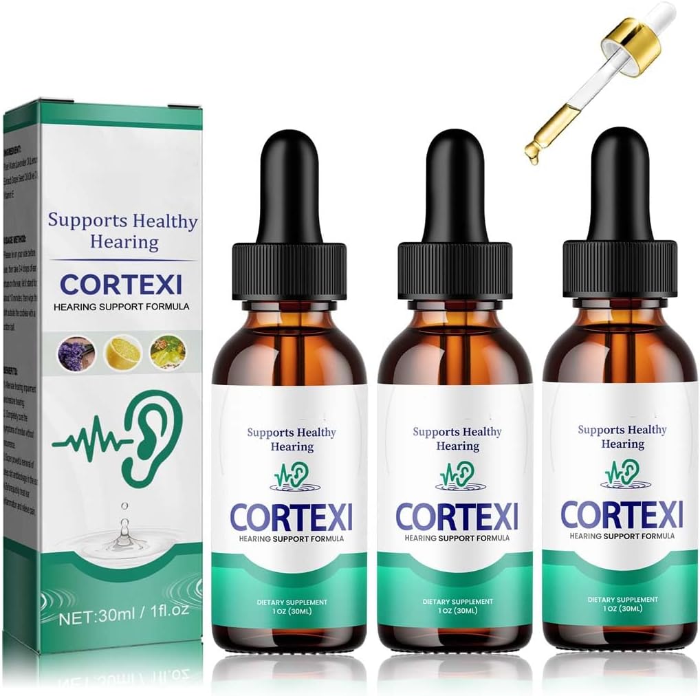 REYROB 3パックのCortexiのTinitusの処置、[1x30ML]のCortexiの聴力サポート低下、耳の健康のためのCortexiの高度の方式低下