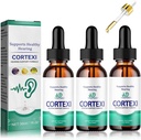 REYROB 3パックのCortexiのTinitusの処置、[1x30ML]のCortexiの聴力サポート低下、耳の健康のためのCortexiの高度の方式低下