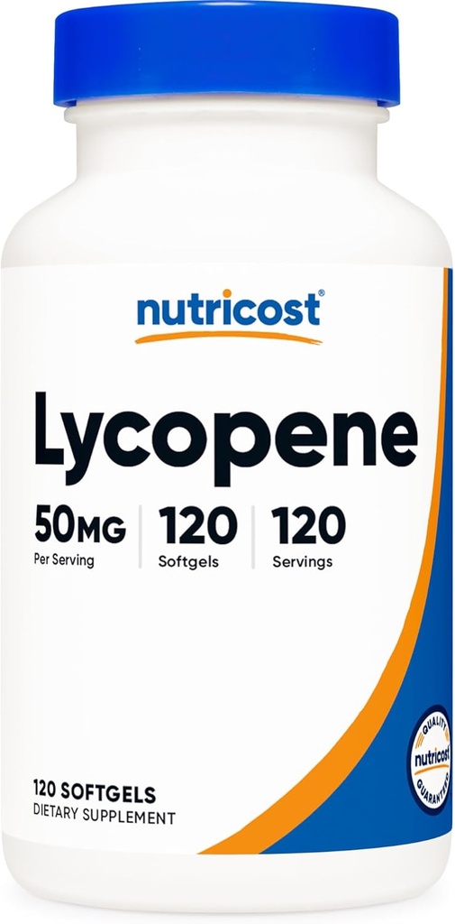 Nutricost Lycopene 50mg ソフトゲル (120 ソフトゲル)