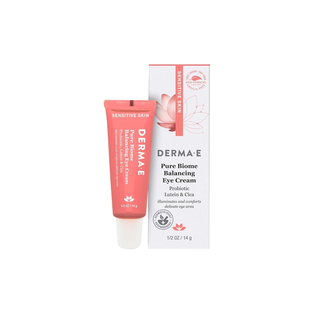 Derma E の純粋なバイオムのバランスをとる目のクリーム、0.5 の OZ