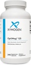 XYMOGEN OptiMag 125 - Di-Magnesium MalateとGlycinate Lysinateとのマグネシウムサプリメントは、Nerve、筋肉、骨の健康+心の健康(240カプセル)をサポート