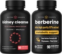NutraChamps 完全な腎臓の健康: Berberine & Kidney Cleanse Duo