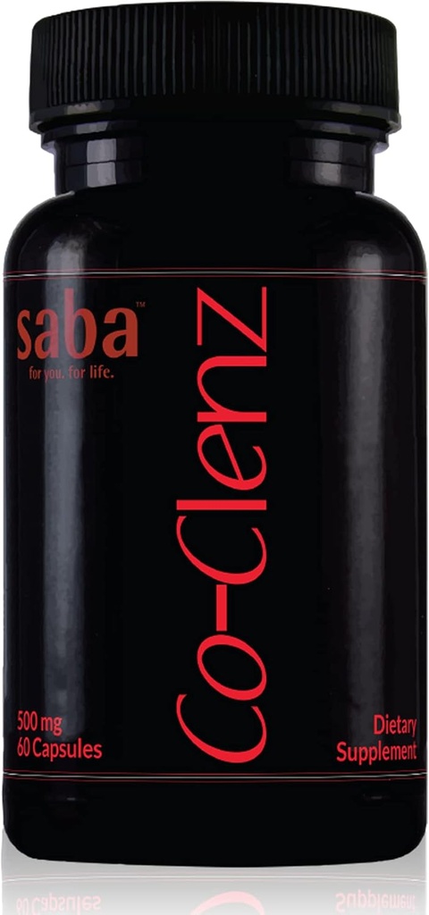 Saba Co-Clenz - 5 Day Cleanse for Men & Women-Supports Healthy Bowel Movements- Detox, Colon Health, Helps Constipation -30 Capsules,