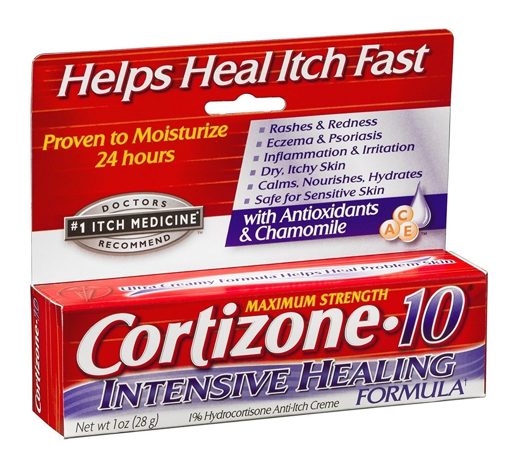 Cortizone 10 の集中的な Healing の方式の反エッチングのクリーム、それぞれ 1 のオンス、6 のパック