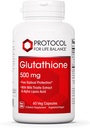 PROTOCOL FOR LIFE BALANCE Glutathione 500mg - Milk Thistle and Alpha-Lipoic Acid - 60 Veg Caps