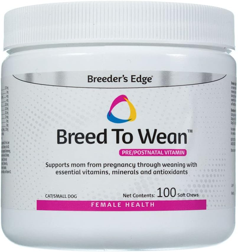 Breederのエッジは、犬と猫のための武器、胎児および産後のマルチビタミンに繁殖し、妊娠中および授乳中のママをサポートし、サプリメントは抗酸化剤、ビタミン&ミネラル(100ct小犬&猫)を提供します