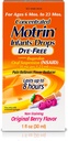 Motrin の象は Ibuprofen、ベリー、1 の fl の液体の薬の低下に集中しました。 oz