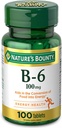 Nature?s バウンティビタミンB6、100mg、タブレット、100Ct。