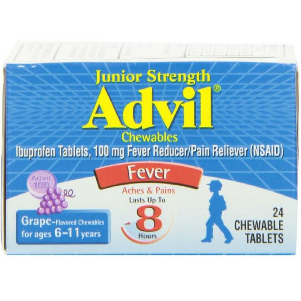 Advilのジュニア強さの痛みのReliever - 24のChewableタブレット