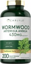Carlyle Wormwood Capsules 430mg | アルテミジア アンヌアハーブ | 200カウント | 非GMO&グルテンフリーサプリメント