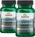 Swansonのアミノ酸L-Glutathione 100のミリグラム200のカプセル2のびん