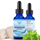 米国で作られたAbsonutrix Pregnenolone L-Theanineの高度の方式390のmgの4つのOzの液体、302のサービング、速い吸収、質の有効な原料、非GMOのGMPによって証明される設備