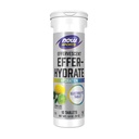 NOW Foods Sports Nutrition、Effervescent Effer-Hydrate、Electrolyte Supplement、Recovery*、Lemon Lime、10錠