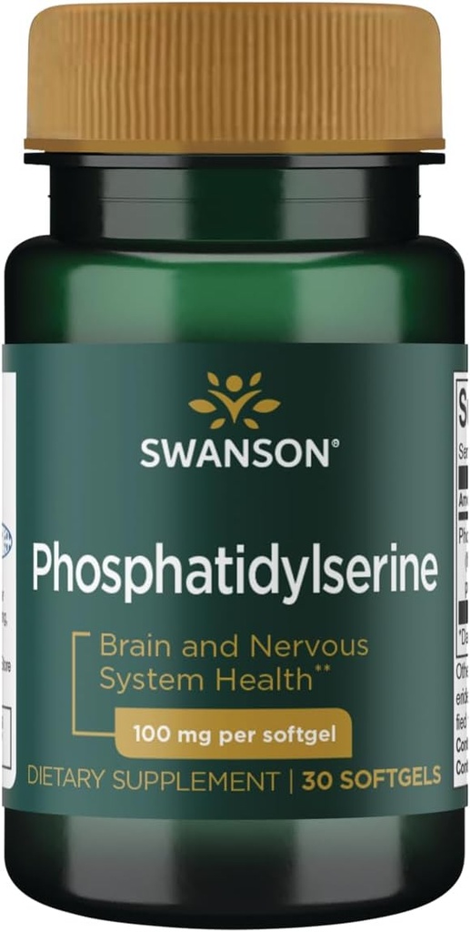 Swanson Phosphatidylserine 100のミリグラム30のゲル