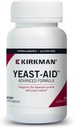 Kirkman - Yeast Aid Advanced Formula - 200 Capsules - Supports Yeast Control - Immune System Support - Hypoallergenic