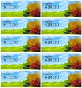 スーパーライフ 10 パック STC30 幹細胞アンチエイジング しわを減らす 丘疹 丘疹 良いライン テクスチャ スーパーライフワールド (15 サシェット/パック)