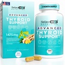 高度の甲状腺サポート、2か月の供給–エネルギー、焦点及びホルモンのバランスを– Iodine、Selenium、Ashwagandha及びLチロシン(Vegetarian、非GMO)と支えて下さい