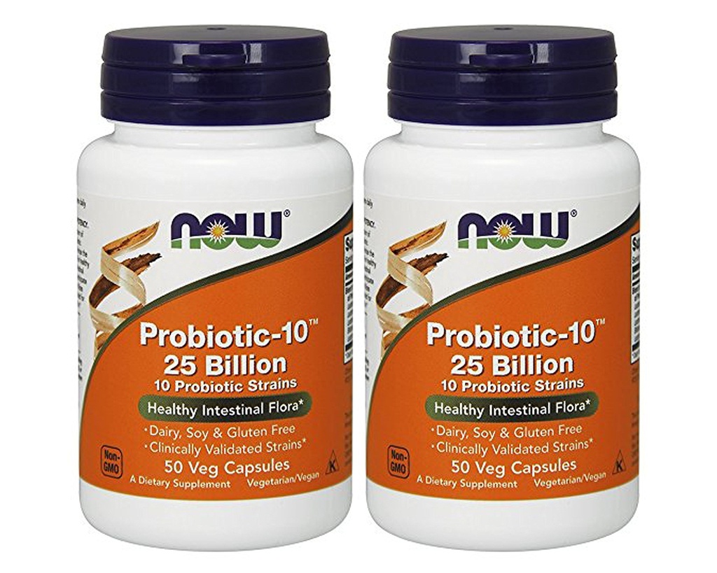 今食品Probiotic-10 25ビリオン50Vcaps(2ボトル)