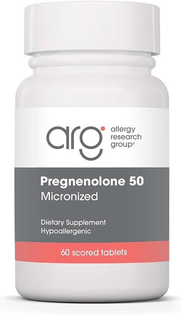 アレルギーの研究のグループPregnenoloneの補足 - Progesteroneは非GMOの野生のヤム、微粉にされた脂質のマトリックス、植物源にされたタブレットからなされる50mg、ホルモン及びストレス サポートを補います - 60の計算