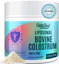 Liposomal の牛の Colostrum の粉の補足 2500mg – 100% の純粋な Colostrum、免疫および腸のための 1500% の高い Bioavailability、60 のサービング (1 びん)