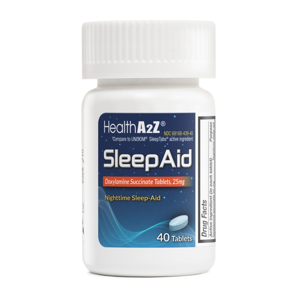 HealthA2Z® 睡眠補助剤 | ドキシルアミン酸エステル25mg | ノンハビット形成(40カウント)(パック1))