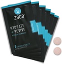 Zaca Recovery Chewable Supplement | Hydrate + Revive | パーティー、旅行、エクササイズ、高度 | シュガーフリー&グルテンフリー | ミックスベリー 6 パケット = 12 錠