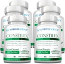 承認された科学Constilex - 将来のエピソードから迅速な便秘救済とサポート - 細菌の健康なレベルを促進し、腸内フローラを強化 - 6ボトル