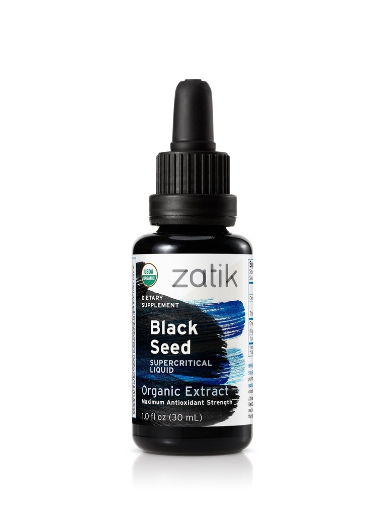Zatikナチュラル - 有機ブラックシードフルスペクトラムスーパークリティカル液体エキス、最大抗oxydant Strenght、1 Fl Oz