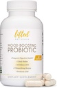 持ち上がるNaturalsはProbiotic 30の鋼片CFU -気分サポート補足、女性及び人のためのPrebioticsおよびProbiotics、AcdophilusのLactobacillusのプロバイオティクス、棚の馬小屋及び非GMO、60のカプセルを後押しします