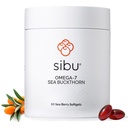 sibu海のBuckthorn Omega-7 Softgelsスターターキット(60ct、30日の供給) - 健康な肌、髪、爪、乾燥のためのサプリメント