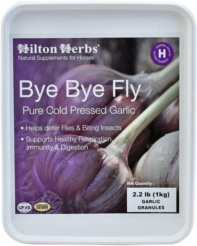 Hilton Herbs Bye Bye Fly 純粋なニンニク顆粒。 独特な草の方式は健康な呼吸、消化器、免除および自然な抵抗を支えます。 スコープが含まれています。 2.2ポンド. ネットWt.